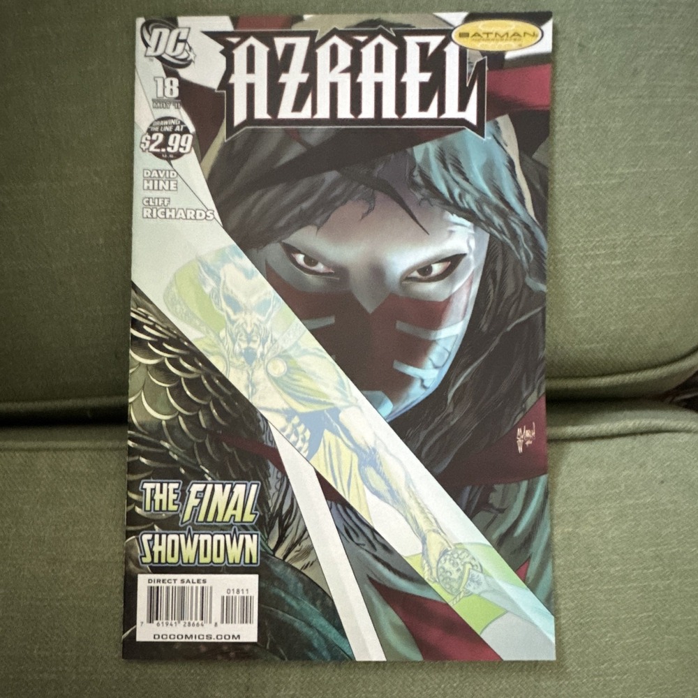 DC Comics Azrael #18 The Final Showdown Direct Edition Comic Book